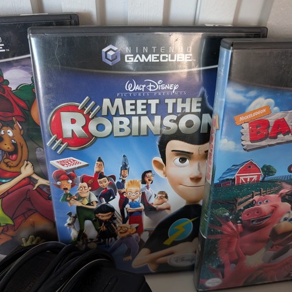 Lot Nintendo GameCube console + 4 Joysticks 🎮 + 5 video game cube - Picture 7 of 10